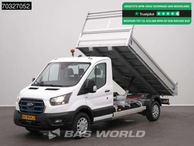 Ford e-Transit COMING SOON! Elektrisch 68kWh 310km WLTP Kipper Airco Cruise Camera CarPlay Open Laadbak en vente par BAS World B.V.