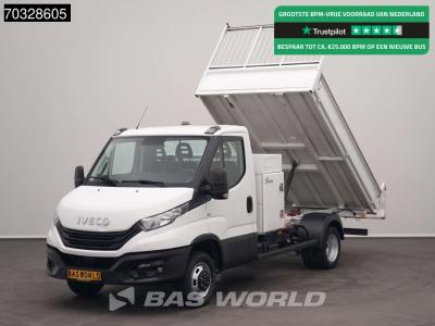 Iveco Daily 35C16 3.0L Dubbellucht Kipper Airco Cruise 3,5t Trekgewicht Euro6 Tipper Benne Kieper Airco C en vente par BAS World B.V.