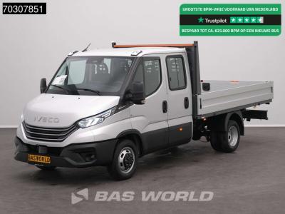 Iveco Daily 35C21 3.0L Automaat Open Laadbak 210PK ACC LED Airco Camera Parkeersensoren CarPlay Stoelverw en vente par BAS World B.V.