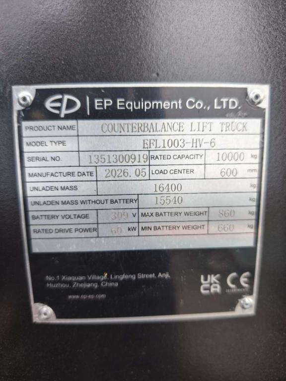 EP Equipment EFL1003-HV-6 Photo 6