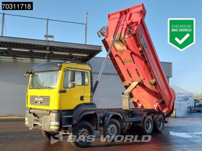 Man TGA 41.440 TGA 8X8 8x8 18m3 Meiller tipper Steelsuspension Big-Axle Manual Euro 4 en vente par BAS World B.V.