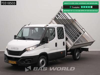 Iveco Daily 35S16 Automaat Driezijdige Kipper Dubbel Cabine 3,5t Trekhaak 160PK Airco Camera Euro6 Tipper en vente par BAS World B.V.