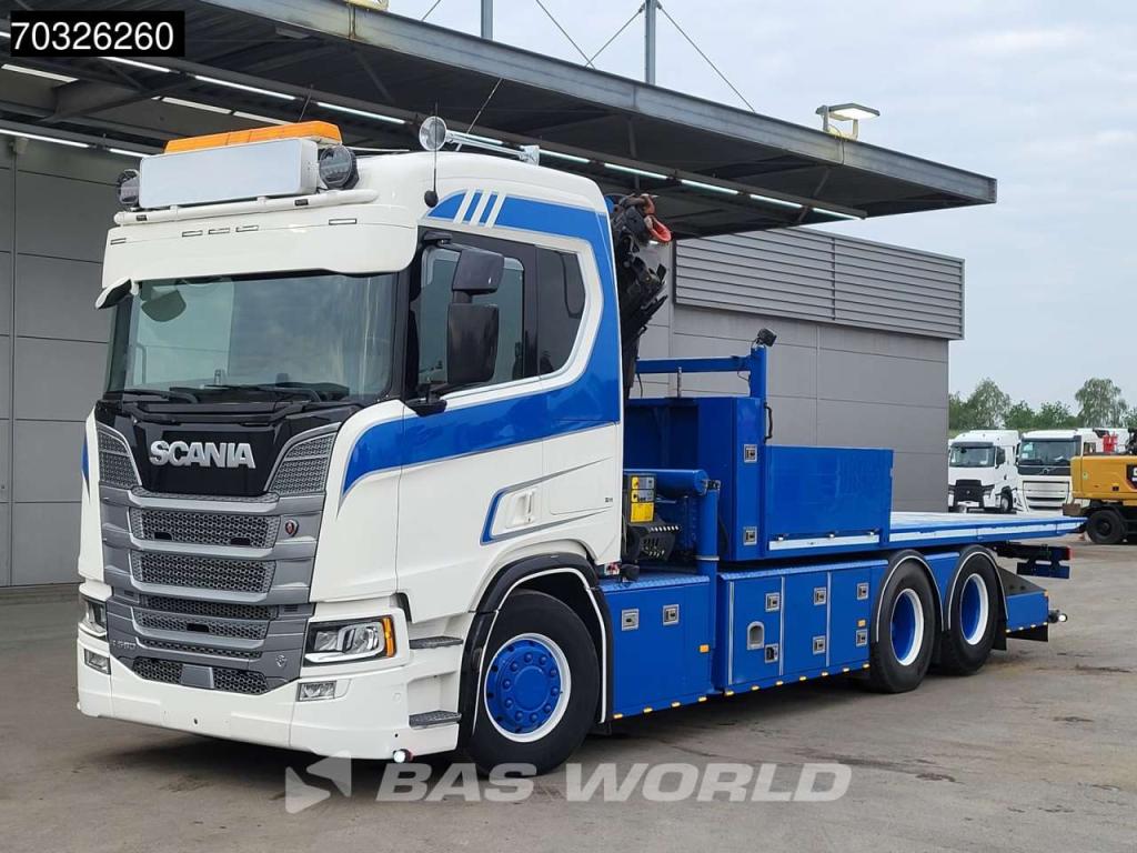 Scania R580 R 6X2 Abschleppwagen Palfinger PK33002 EH Crane Winch Recovery vehicle Photo 12