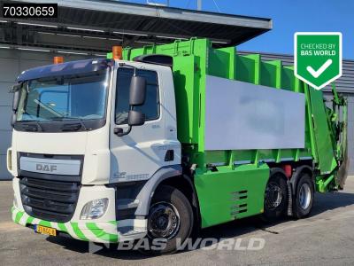 Daf CF 290 6X2 NL-truck APK 20m3 Haller MED.XL. Lifter Steering axle Euro 6 en vente par BAS World B.V.