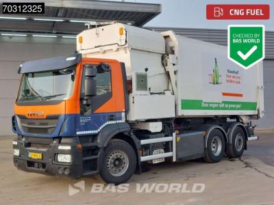 Iveco Stralis 330 Stralis 6X2 CNG ENGINE RHD NL-Truck  ASF Seitenlader Euro 6 en vente par BAS World B.V.