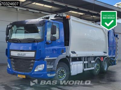 Daf CF 290 6X2 NL-Truck Geesink GPM III V 22H25 Steering axle Automatic EUro 6 en vente par BAS World B.V.