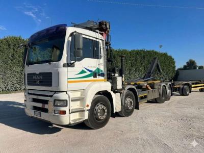 Man TGA 35.440 USATO SCARRABILE CON GRU E POLIPO en vente par Aurora Srl