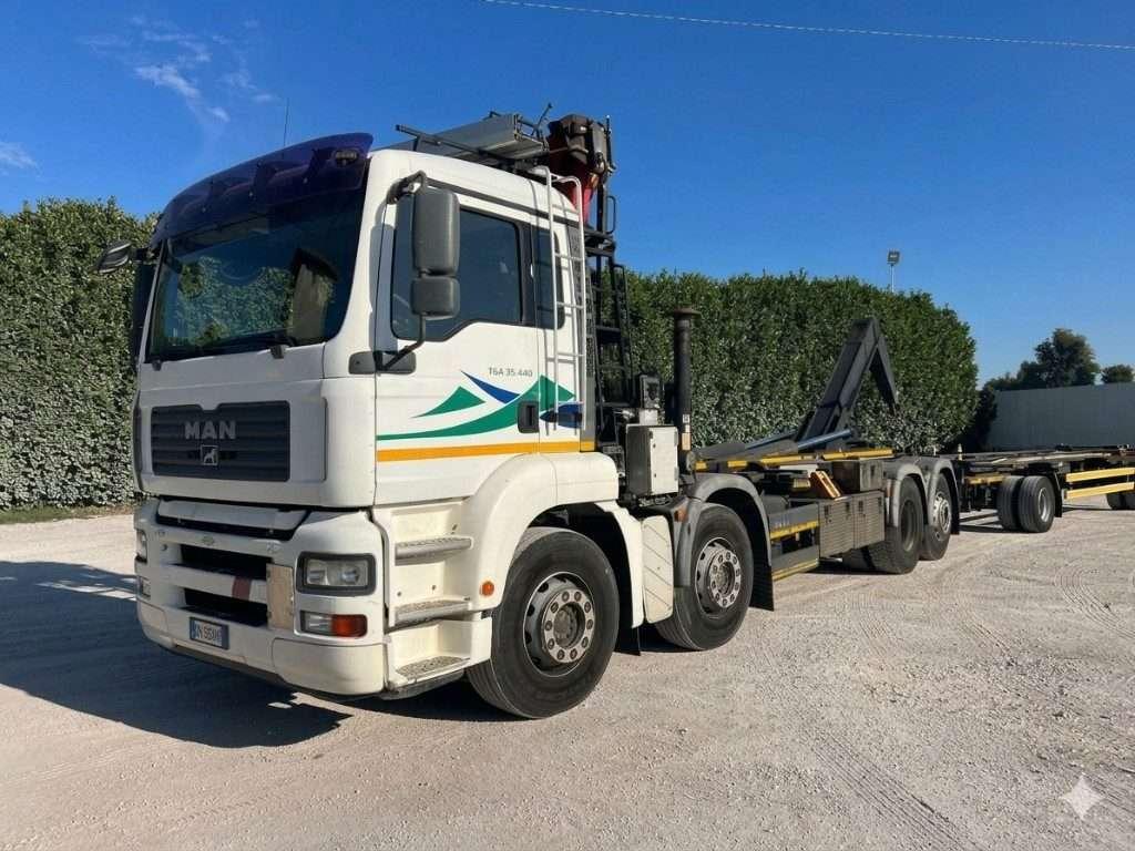 Man TGA 35.440 USATO SCARRABILE CON GRU E POLIPO Photo 1