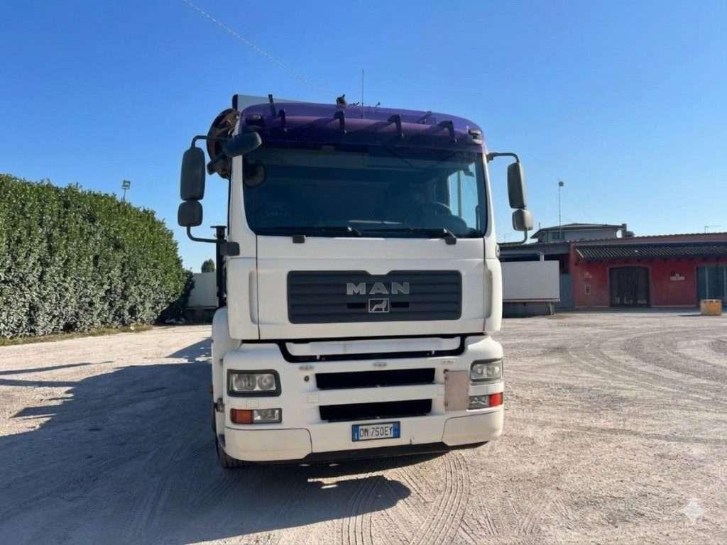 Man TGA 35.440 USATO SCARRABILE CON GRU E POLIPO Photo 3