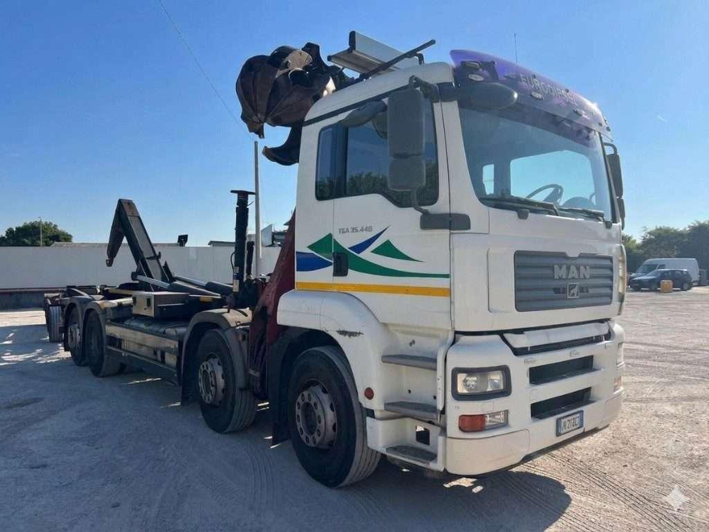 Man TGA 35.440 USATO SCARRABILE CON GRU E POLIPO Photo 4