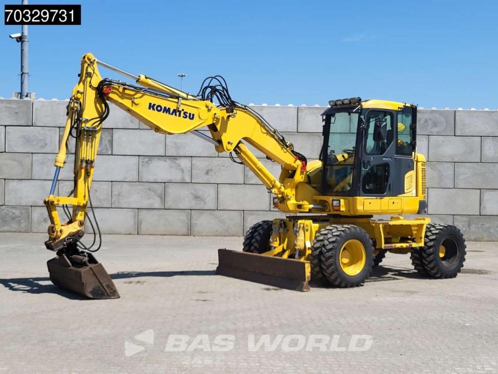 Komatsu PW118 MR-8 3 Buckets + Hammer Photo 2