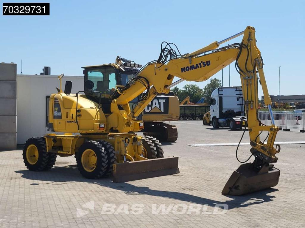 Komatsu PW118 MR-8 3 Buckets + Hammer Photo 9