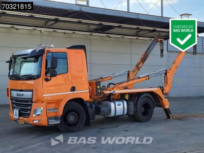 Daf CF 340 4X2 NL-Truck Meiller AK12MTG skiploader Automatic Euro 6 en vente par BAS World B.V.