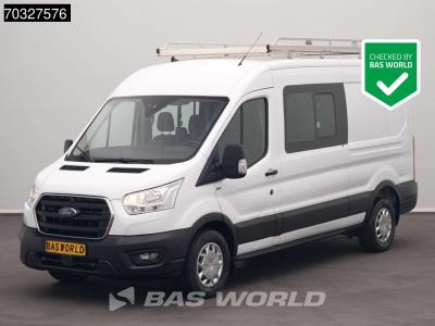 Ford Transit 130pk Dubbel Cabine L3H2 Navi ACC Airco Parkeersensoren v+a Imperiaal Euro6 L3 DC Doka Mixt en vente par BAS World B.V.