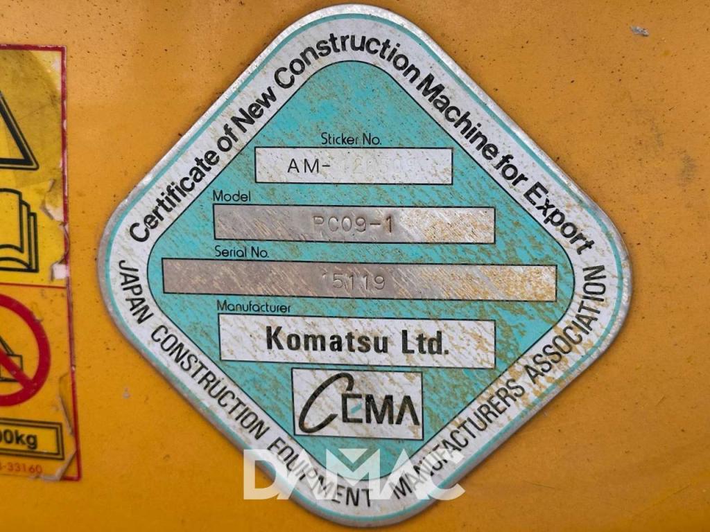 Komatsu PC09 Photo 20