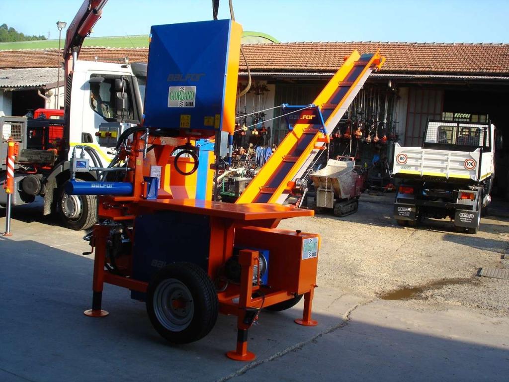 Balfor SS 800 SEGA A NASTRO PROFESSIONALE COMBINATA CON CARRELLO A RULLI PER TRONCHI Photo 23