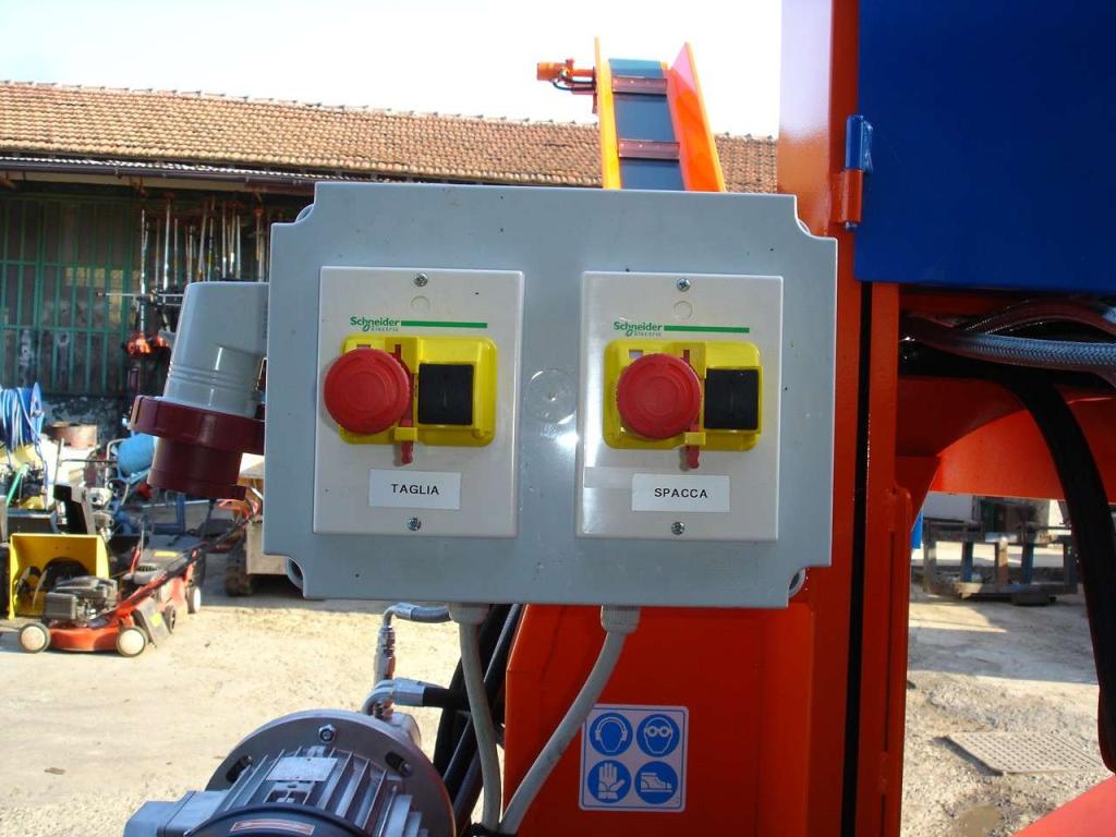 Balfor SS 800 SEGA A NASTRO PROFESSIONALE COMBINATA CON CARRELLO A RULLI PER TRONCHI Photo 7