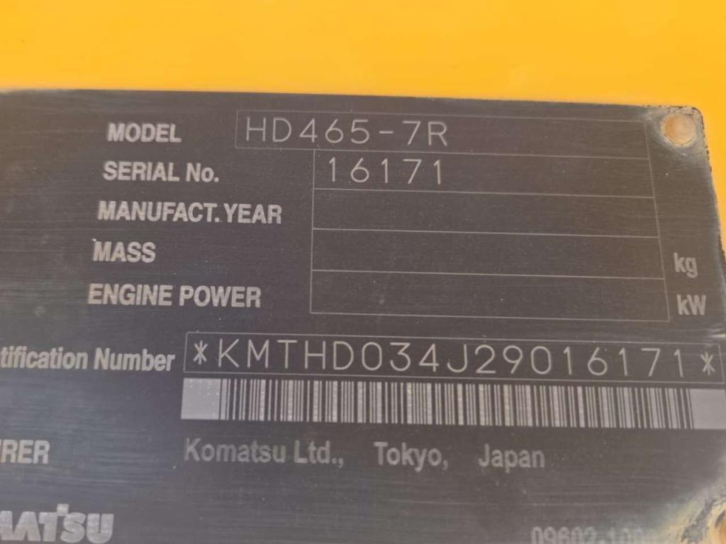 Komatsu HD465-7R Photo 7