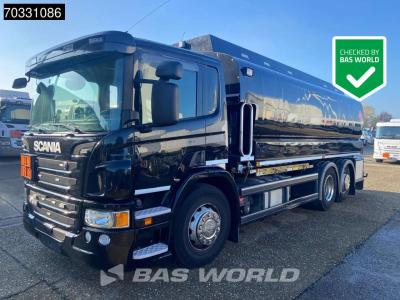 Scania P410 6X2 STOKOTA 21.100Ltr Fuel tank 5 compartments  Full Air Steering axle Euro 6 en vente par BAS World B.V.