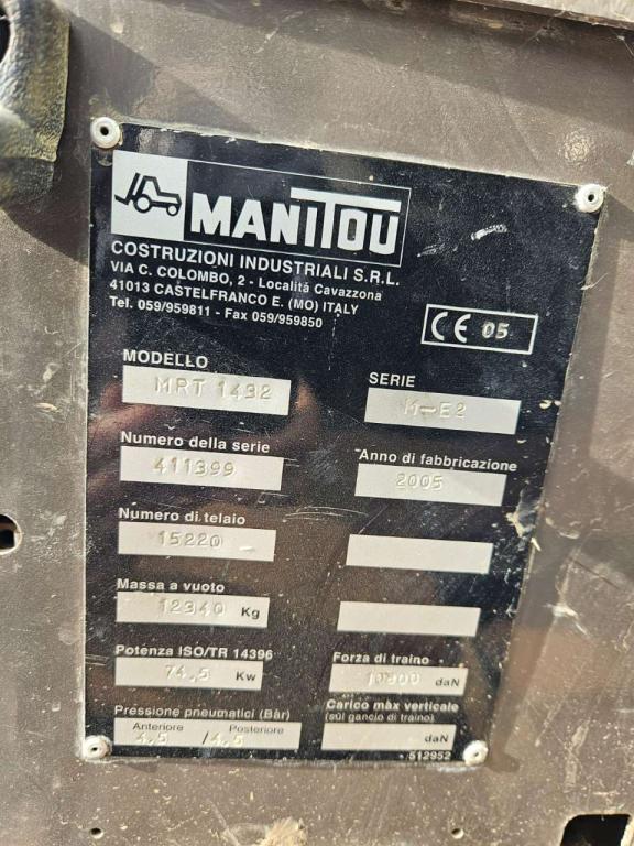 Manitou MRT1432 Photo 19