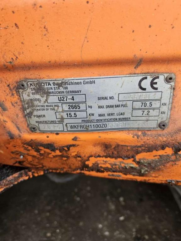 Kubota U27-4 Photo 8