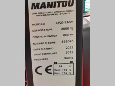 Manitou EP20 easy en vente par Omeco Spa
