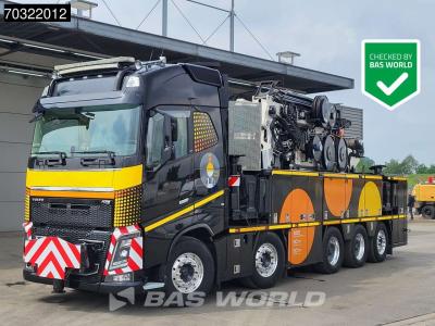 Volvo FH16 650 FH16 10X4 EFFER 2655 7S + 6S Jib Crane Kran Big-Axle Lift+steering Axle VEB+ en vente par BAS World B.V.