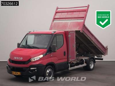 Iveco Daily 35C17 3.0L Kipper met Kist Dubbellucht Airco Cruise 3,5t Trekgewicht Euro6 Tipper Benne Kiepe en vente par BAS World B.V.