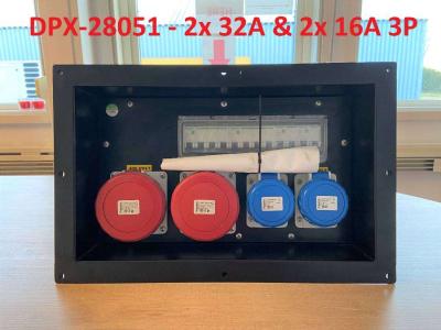 Socket boxes - various options Tableau electrique de chantier en vente par DPX Power Europe B.V.