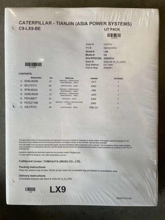 Caterpillar DE330E0 - C9 - 330 kVA Generator - DPX-18022 Photo 24