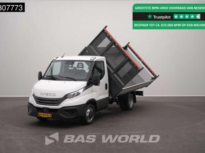 Iveco Daily 35C18 3.0L Driezijdige Kipper 3,5t Trekhaak Dubbellucht 210PK ACC LED Airco Camera Parkeersen en vente par BAS World B.V.