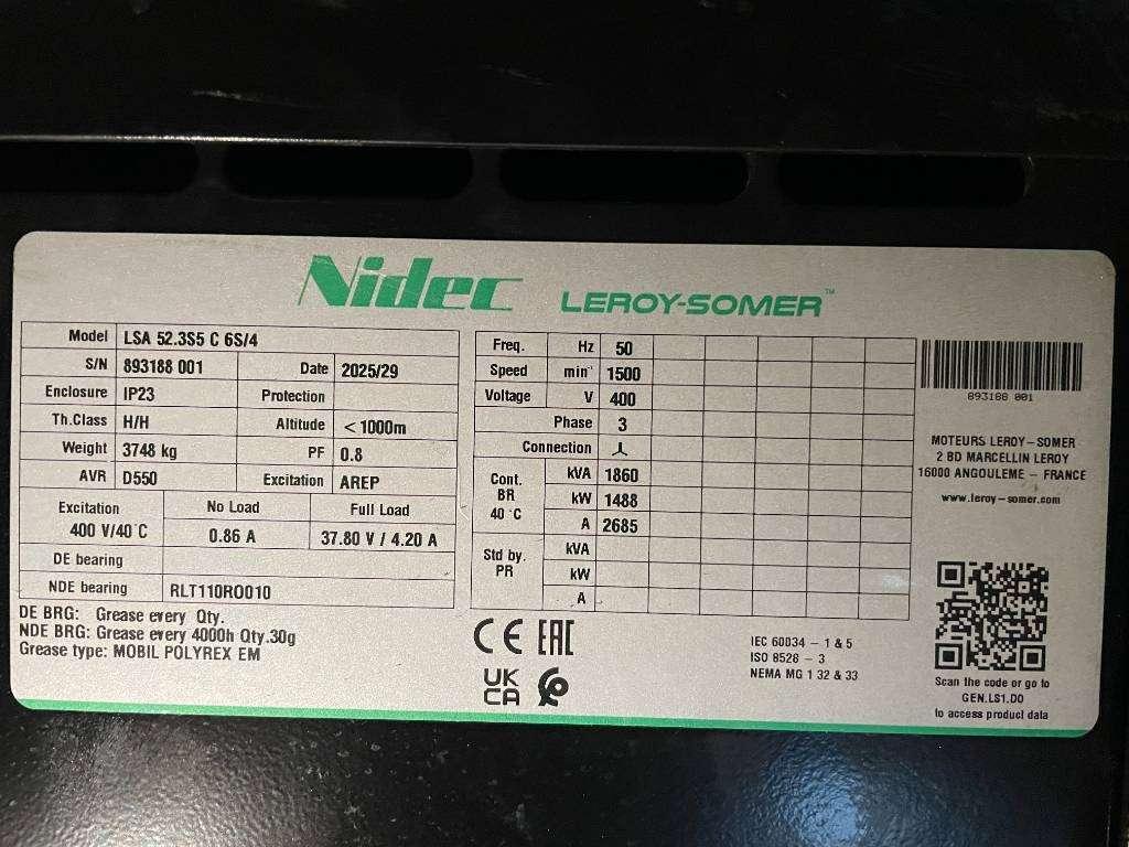 Cummins KTA50-G16A - 2.000 kVA Generator - DPX-19849.8 Photo 21