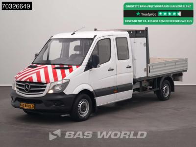 Mercedes-Benz Sprinter 314 CDI Dubbel Cabine Open Laadbak 3,5t Trekhaak Airco Euro6 Pritsche Pickup Open Box Airc en vente par BAS World B.V.