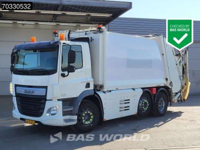 Daf CF 290 6X2 NL-truck APK Haller Medium XL Ekopres Steering axle Automatic Euro 6 en vente par BAS World B.V.