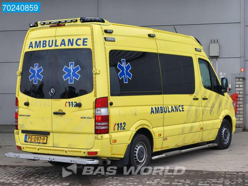 Mercedes Sprinter 319 CDI Automaat V6 Euro6 Complete NL Ambulance Brancard Ziekenwagen Rettungswagen Kranken Photo 3