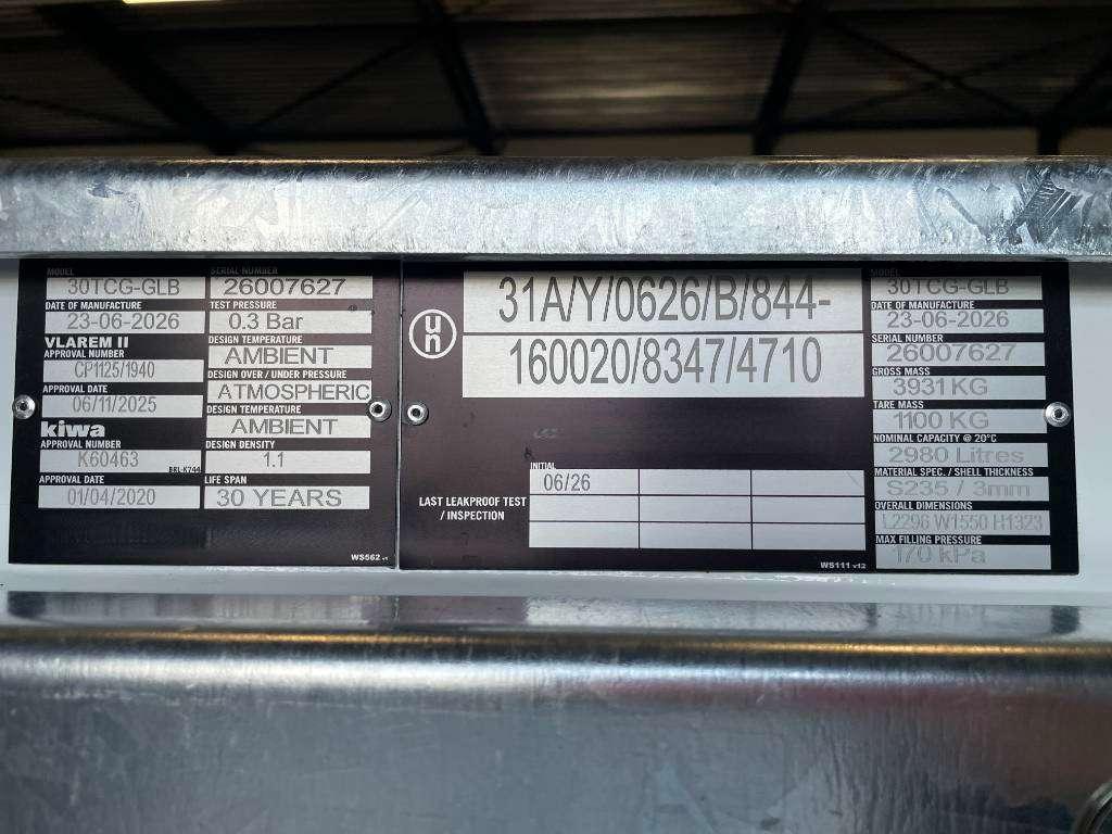 Western Global - 30TCG - 3.000 Liter fuel Tank - DPX-31003 Photo 6