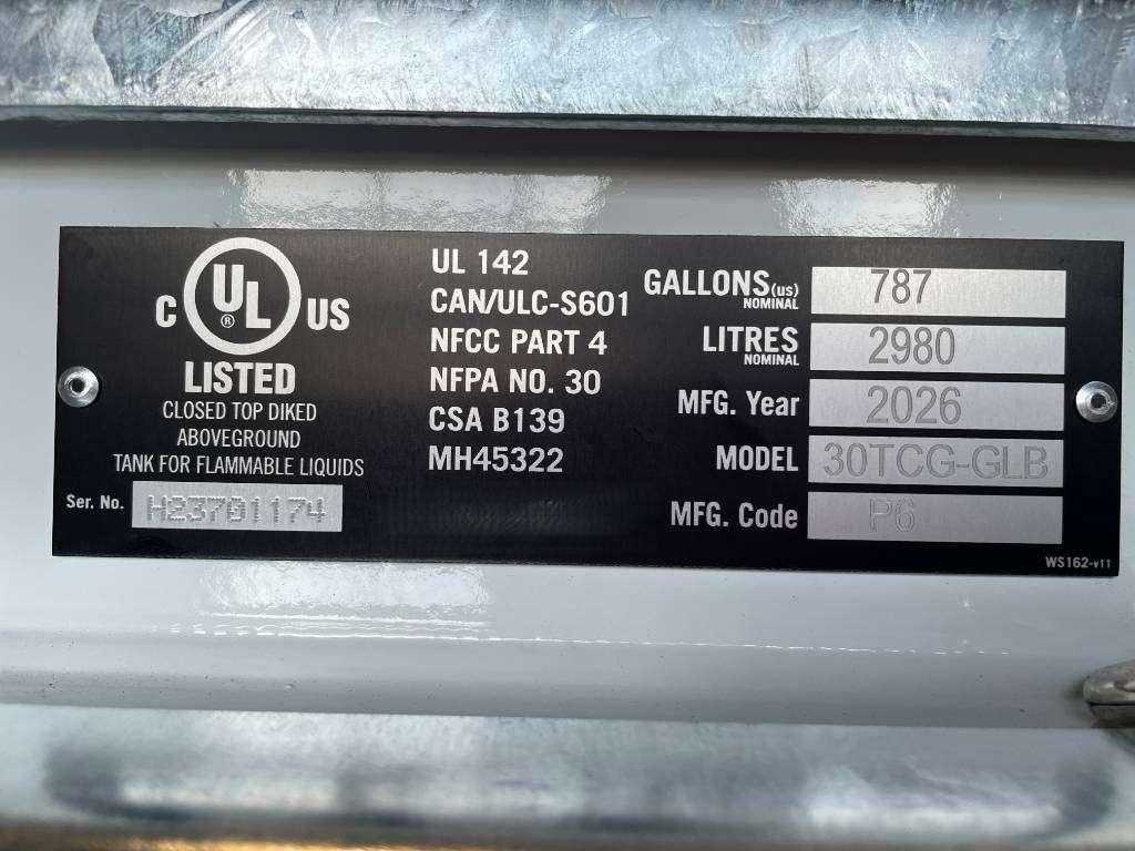Western Global - 30TCG - 3.000 Liter fuel Tank - DPX-31003 Photo 7