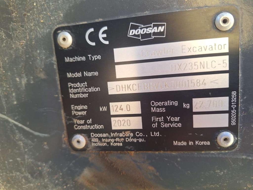 Doosan DX240NLC Photo 7