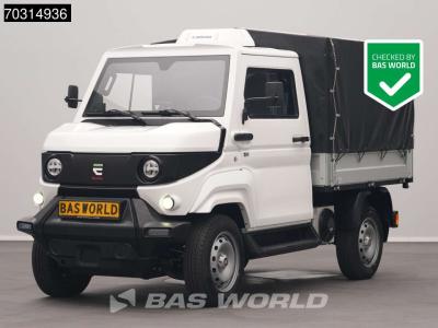 EVUM Motors aCar 4x4 100% Elektrisch 23kWh Open Laadbak Huif Pritsche Pickup A/C Towbar en vente par BAS World B.V.