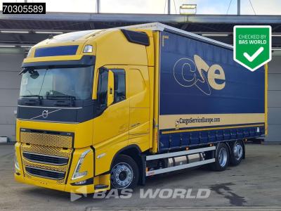 Volvo FH 460 6X2 Curtainsider LNG Engine Sliding roof Lift-Axle I-Park cool VEB+ en vente par BAS World B.V.