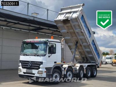 Mercedes-Benz Actros 4148 10X4 17m3 2-way tipper Full Steel suspension Big-Axle en vente par BAS World B.V.