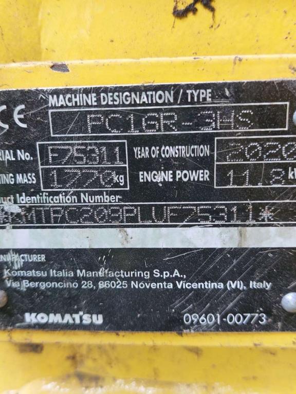 Komatsu PC16 R HS Photo 7
