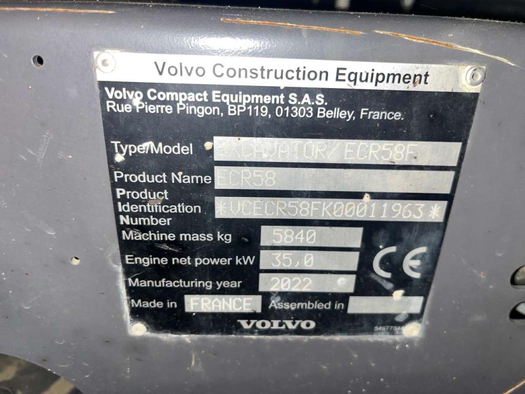 Volvo ECR58F Photo 13