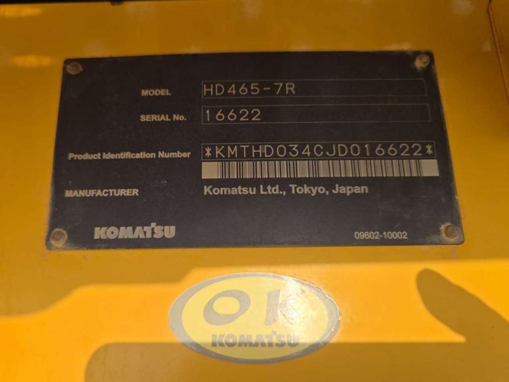 Komatsu HD465-7R Photo 7