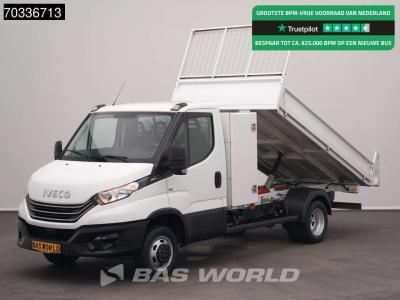 Iveco Daily 35C14 Automaat Dubbellucht Open Laadbak met Kist 3,5t Trekhaak Airco Cruise Euro6 Open Box Pr en vente par BAS World B.V.