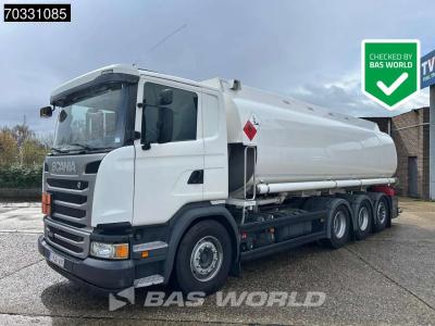 Scania G410 8X4 LAG Fuel tanker 26.257 Liters 4 compartments  Steering Axle Automatic Euro 6 en vente par BAS World B.V.