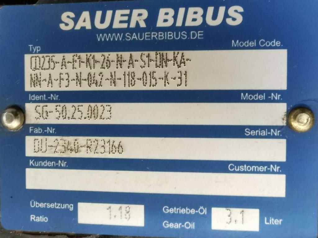 Sauer Bibus Transmission pour TELESCOPICO CLASS, TELESCOPICO DIECI Photo 2