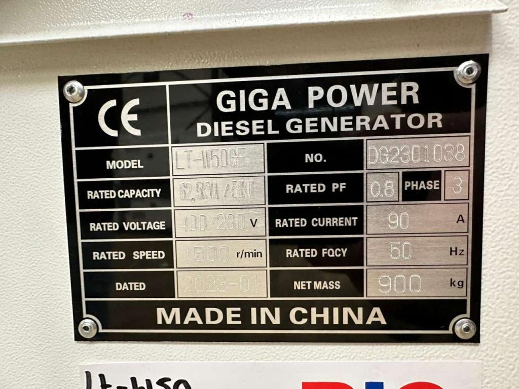 Giga Power LT-W50-GF 62.5KVA silent set Photo 18