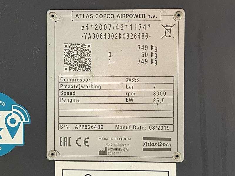 Atlas Copco XAS 58 KD Photo 4