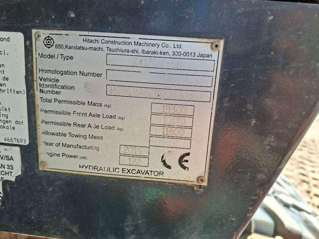 Hitachi ZX 170 W-5 B Photo 12